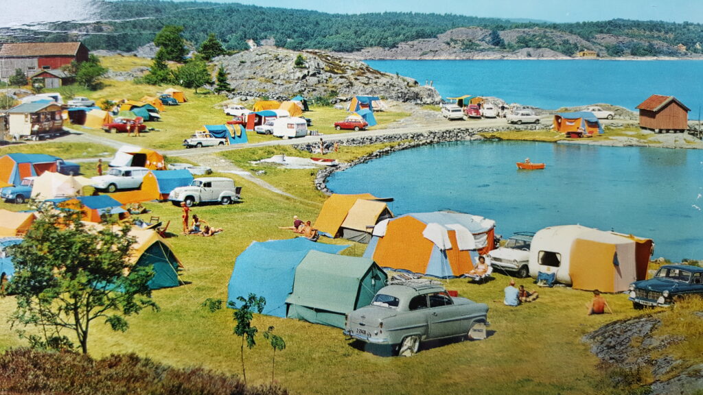 Campingplass på sørlandet